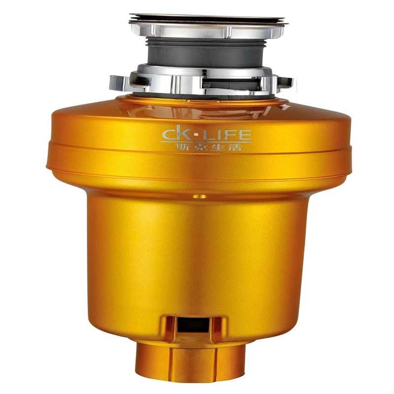 

110V/220V Yellow Garbage Processor 375W Food Waste Processor Kitchen Garbage Processor Suits For 5~7 People