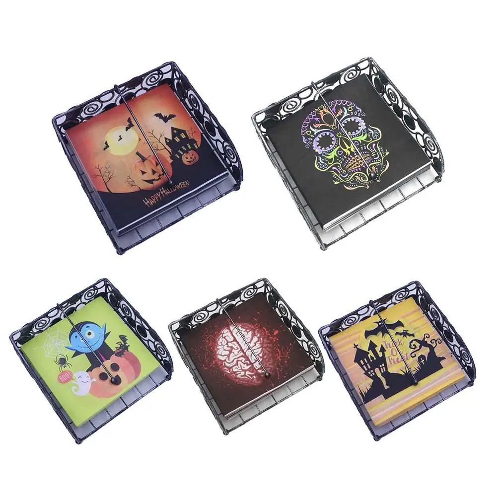 

20PCS Halloween Decoration Paper Napkin Pumpkin Skull Printing Paper Towels Halloween Table Decoration