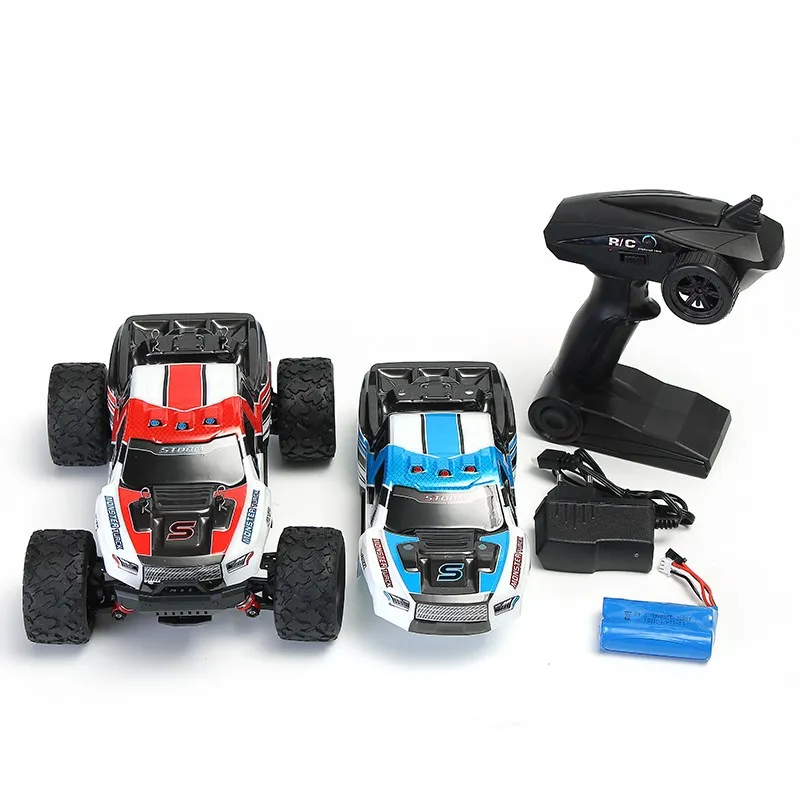 HS 18301/18302 1/18 2,4G 4WD высокая скорость большой ноги RC гоночный автомобиль внедорожный автомобиль игрушки синий красный