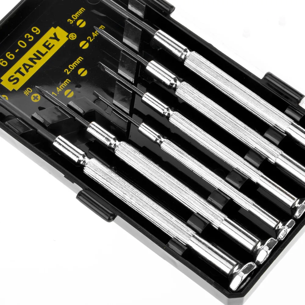STANLEY 6 in 1 High quality Pro Precision Jewelers Watch Screwdrivers
