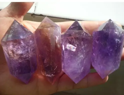 

6 Facet Double Terminated Point Amethyst 2"