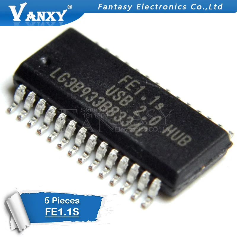 5 шт. FE1.1S USB 2 0 концентратор SSOP28 FE11S SSOP FE1.1 SMD|usb 2.0|hub usb 2.0usb |