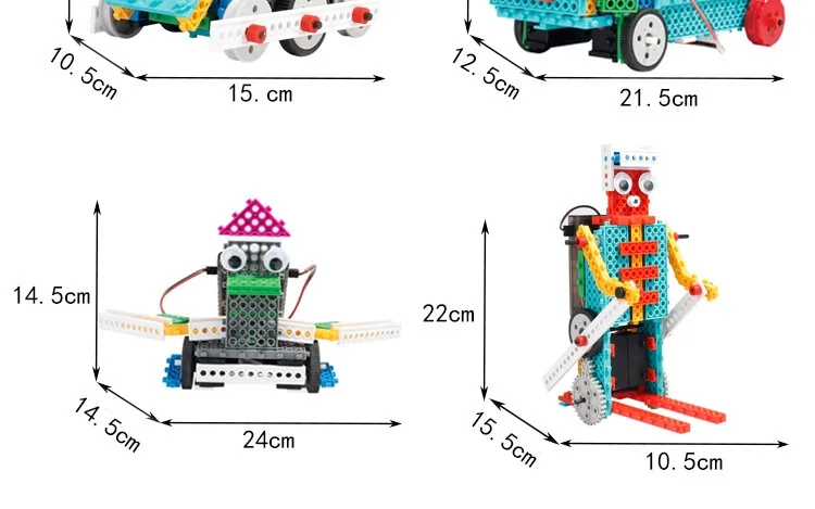 170 шт. DIY RC робот строительные блоки 4 в 1 пульт дистанционного управления робот игрушки автомобильные блоки Набор штоков поезд Блок детский подарок развивающие игрушки