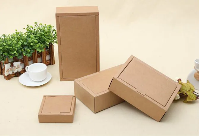 Крафт-коробки с обложкой свадебные подарочные коробки вечерние картонные коробки посылка 19011602