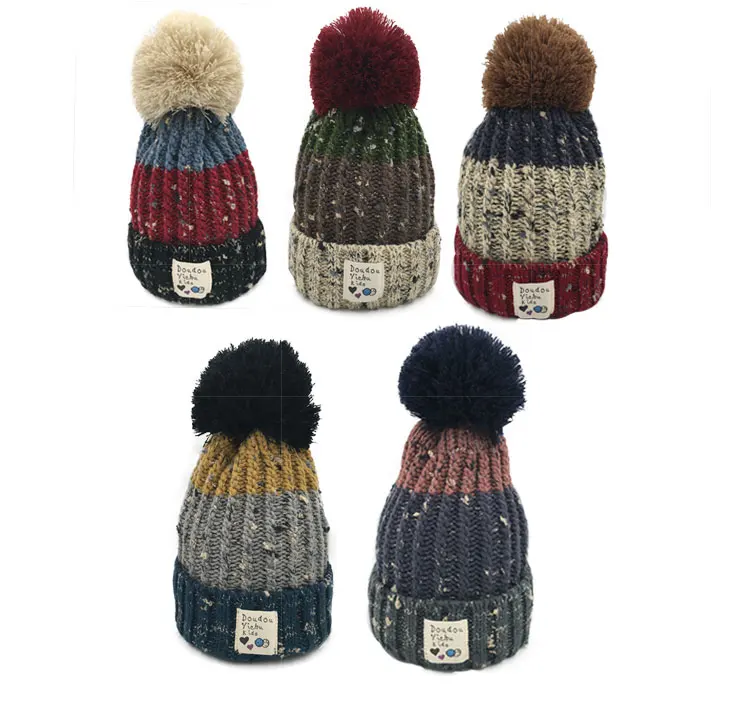 winter hat beanie pom pom hat winter hats for women fleece lining cute (18)