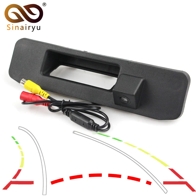 

Sinairyu Car Trunk Handle Rear View Trajectory Camera for Mercedes Benz ML GLA GLC GLE A180 A200 A260 Night Vision