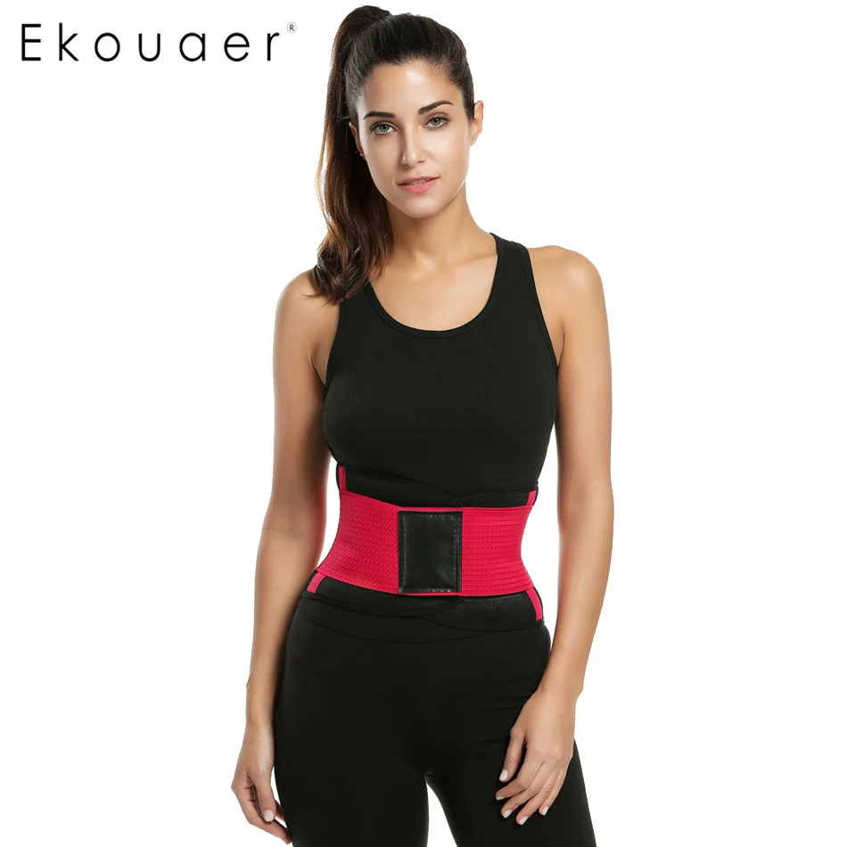 Ekouaer Waist Cincher Belt Women Waist Trainer Corset Slim Body Shaper