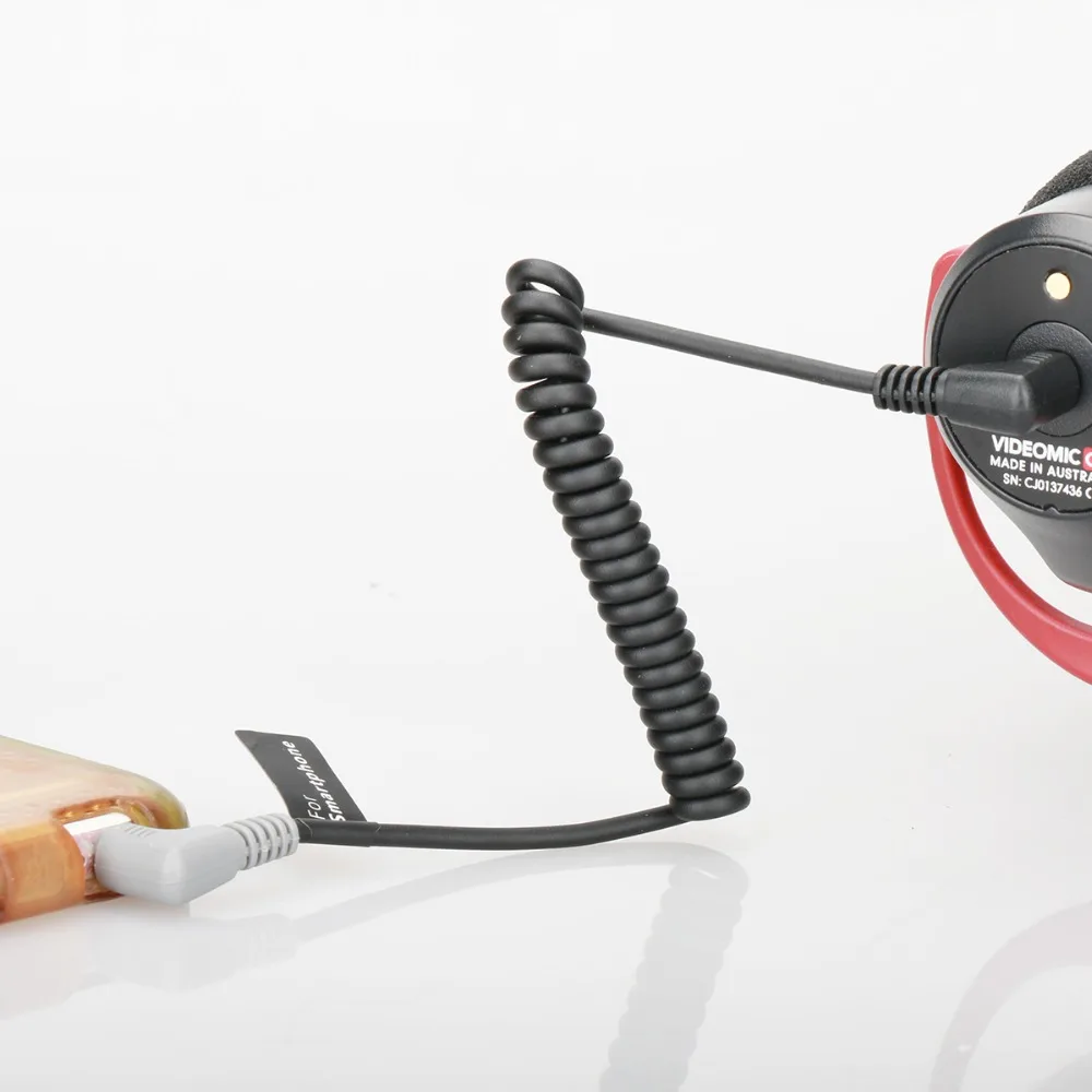 Ulanzi 3 5 мм TRS to TRRS патч кабель адаптер для RODE VideoMicro VideoMic Go BY MM1 микрофон iPhone 6