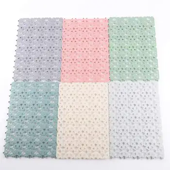 

Candy Color Love Mat Free Stitching Shower Non-Slip Shower Pad Anti-Slip Mat For Kitchen Bathroom Shower