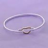 Bracelet rétro classique en argent Sterling 925 pour femmes, bijou de bonne qualité, couleur or, cœur ► Photo 2/4