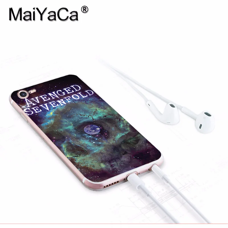 MaiYaCa Avenged Sevenfold роскошный резиновый чехол для телефона iphone 11 pro 8 7 66S Plus X 10 5s SE XS XR XS MAX Coque Shell - Цвет: 8