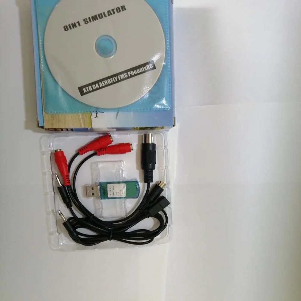 Кабель для авиасимулятора Fuba ESky JR WFLY 4 8Ch 3 шт./лот 8 в 1 XTR Aerofly1.1 FMS G3 G4