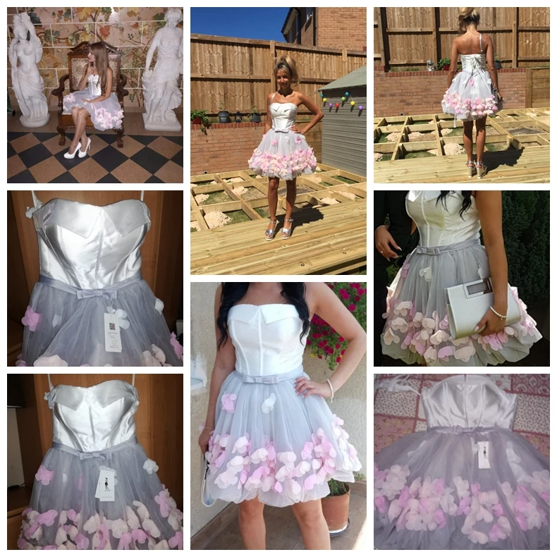 2020 vestidos de formatura curto graduação strapless