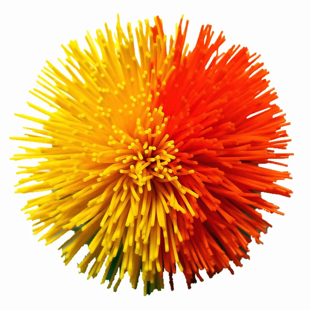 6 шт. красочные силиконовые мяч Koosh прыгающие игрушки для снятия стресса игрушки Pom мяч Koosh для детей и взрослых