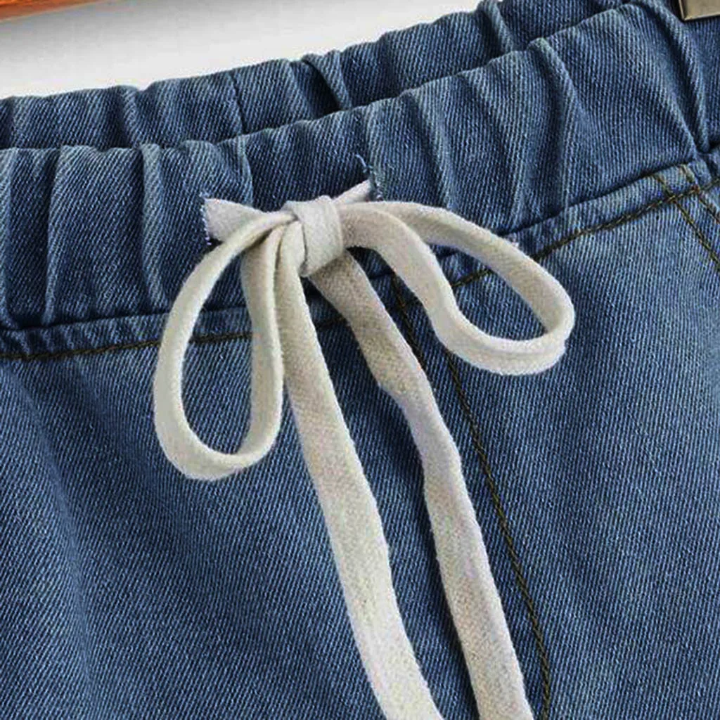 Летний Новый Забавный женский Вышивка Узор свободное джинсовое платье Комбинезоны женские подтяжки широкие брюки сапоги Шорты c0410
