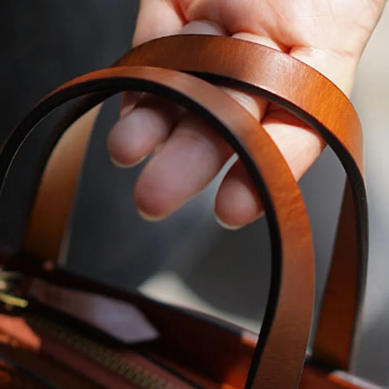 AETOO Retro wipe color to do the old handmade leather plastic leather hand bag shoulder Messenger bag simple casual ladies women