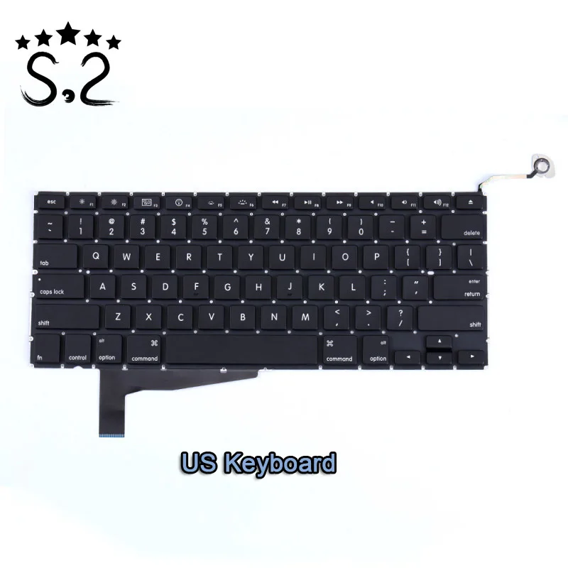 

OLOEY New A1286 US UK Keyboard for Macbook Pro 15.4 inch A1286 laptop keyboard 2008 year