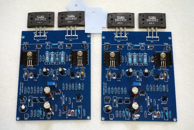 Nuovo Kit Clone Ljm Naim Nap140 Amp 2 Sc2922 Kit Amplificatore (2 Canali)