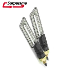 Pair 10MM Universal Motorcycle LED Turn Signals Yellow Blue Indicator Flasher Light Motorbike Signal Lamp For KTM Suzuki possbay chrome black aluminum alloy motorcycle turn signals motorbike flasher indicator lights universal fit for yamaha suzuki
