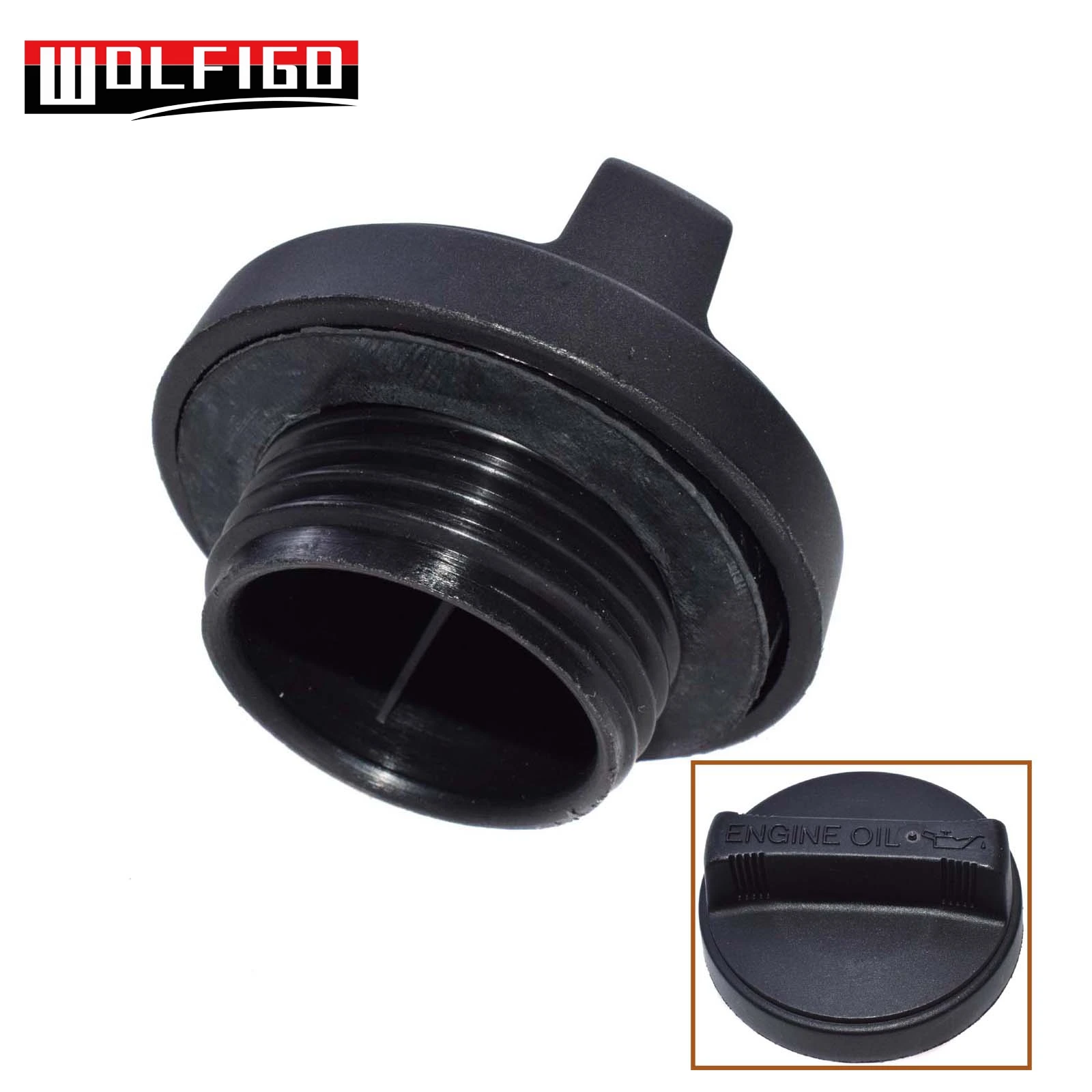 

WOLFIGO New For Toyota Scion Lexus 5W30 Screw on Engine Oil Filler Cap Oil Cap 121800H010,121800H011,1218028010