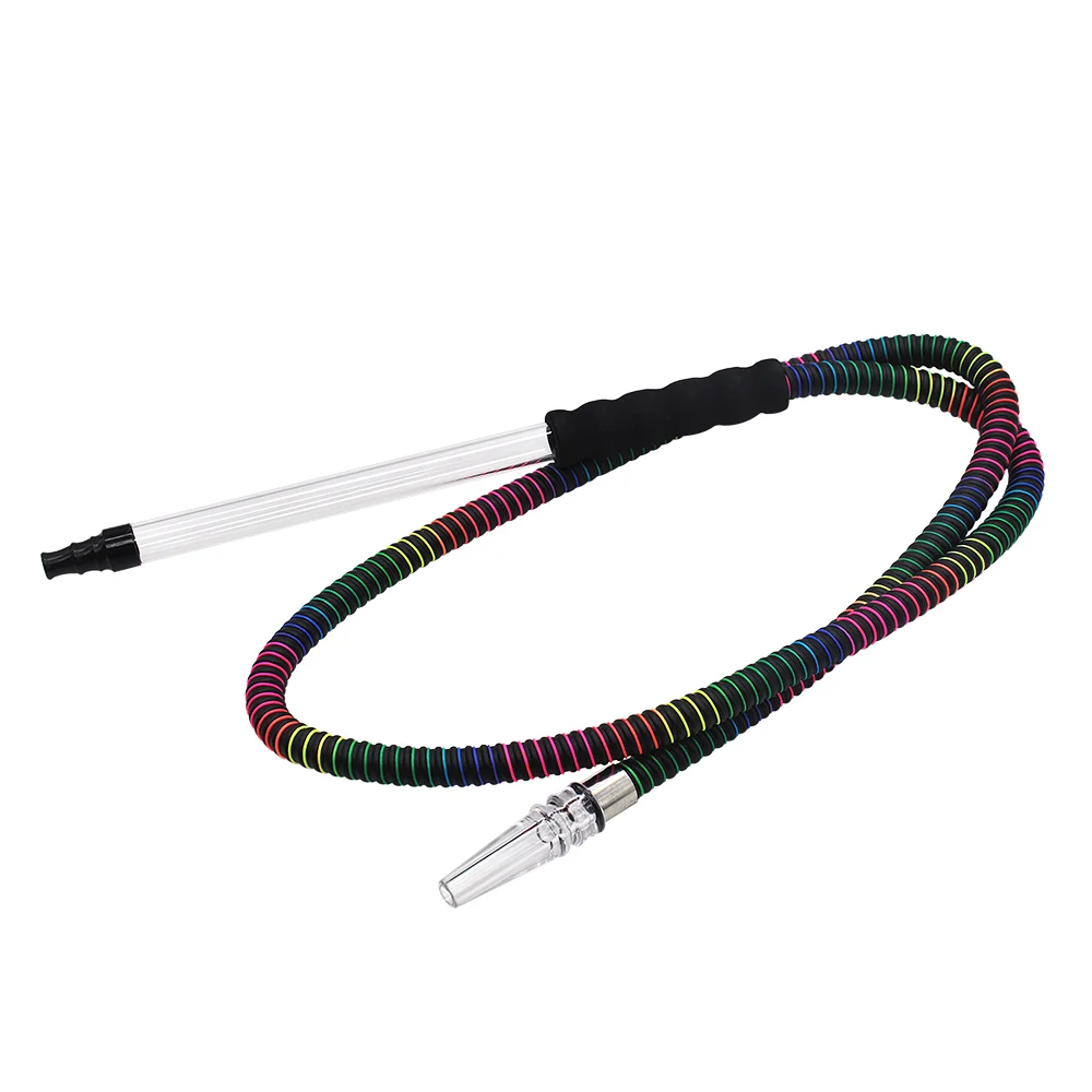 COURNOT Sponge Acrylic Handle Hookah Hose Tube Plastic Shisha Hose 1.74M Colorful Sheesha Chicha Narguile Hose Pipe Accessories