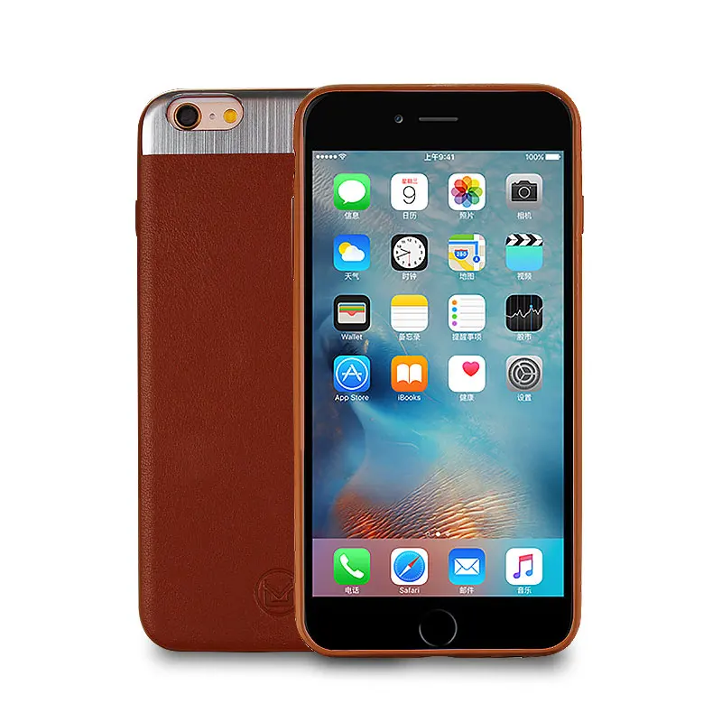 Fundas Для Apple IPhone 6 S Плюс Filp Обложка для sPlus Роскошный кожаный Чехол телефона coque кожа