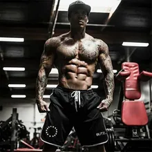 Для Мужчин's Повседневное летние шорты Сексуальная пот Штаны мужской Фитнес Бодибилдинг тренировки человек модные короткие Штаны домашняя одежда