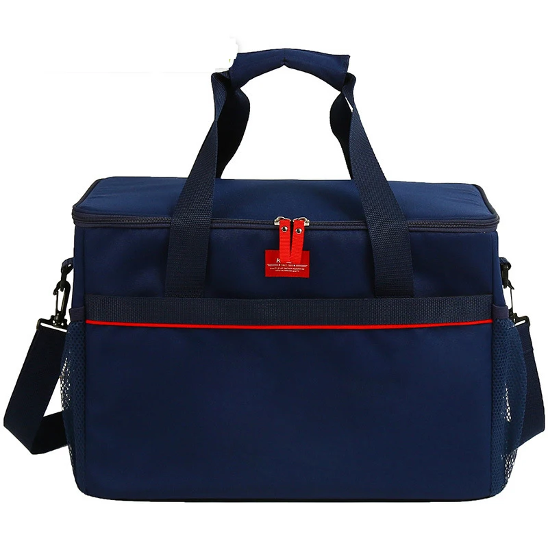 

33L large leak proof cooler bag thicken vehicle insulation shoulder bag ice pack big lunch picnic box thermal cool insulated bag