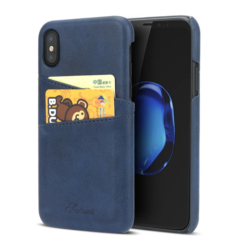 iphone case with card holder KEYSION Ốp Lưng Điện Thoại Cho iPhone X Bao Da Ví Cầm Tay Cao Cấp Khe Cắm Thẻ Lưng Capa Cho iPhone X Trường Hợp Fundas Cho iPhone 10 gucci phone case Cases For iPhone