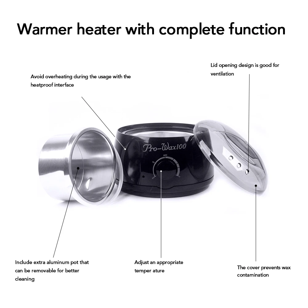 Нагреватель воска для депиляции, парафин, инструменты для депиляции волос, мини ручной эпилятор для ног, нагреватель воска, горшок, машина для салона красоты