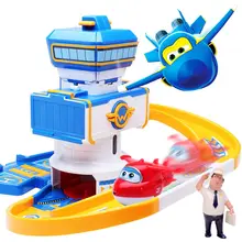 2017 ABS Super wings Control Centre with Planes Action Figures Transformation Toys children Christmas Gifts