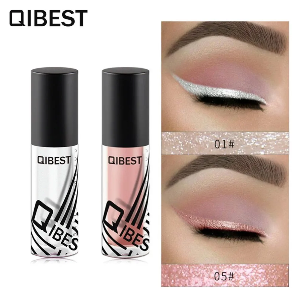 

Qibest Long Lasting Waterproof Liquid Glitter Eyeliner 22 Colors Eye Makeup Eyeliner Shining Shimmer Eyeshadow Cosmetics