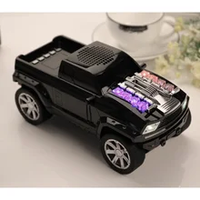 Portable Speaker JKR Car Vehicle Bluetooth Speaker LED Light Support FM Radio TF Card AUX Surround Stereo Altavoz LoudSpeaker