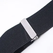 50 мм широкие эластичные регулируемые мужские подтяжки для брюк X форма с сильными металлическими зажимами TS95