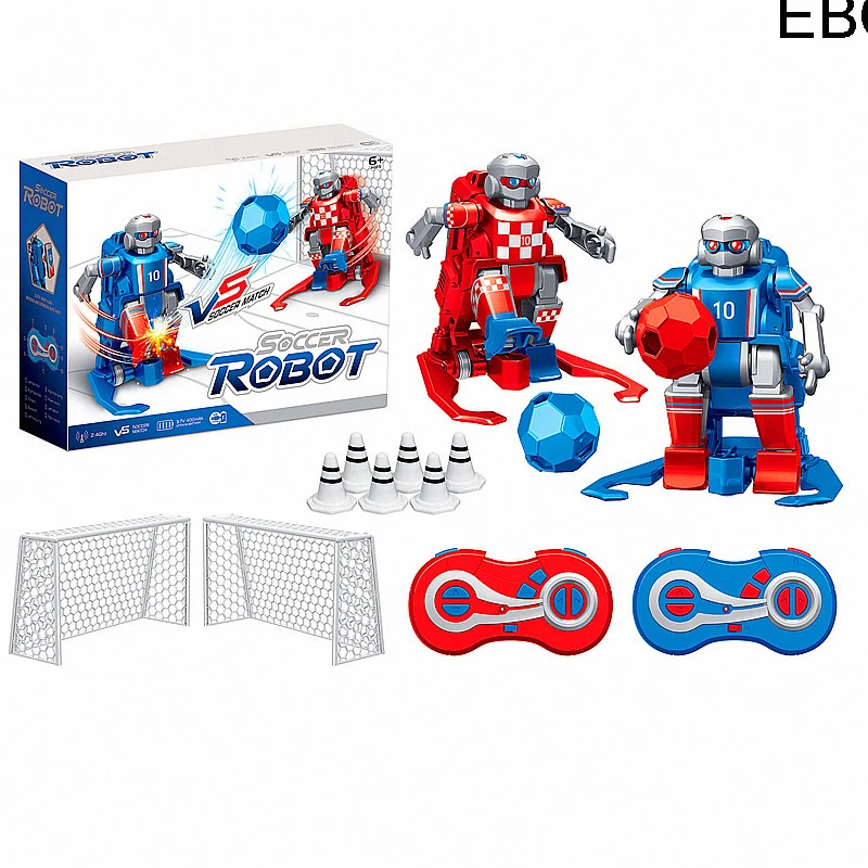 2pcs * EBOYU JT8811/JT8911 2.4GHz RC Football Robot Toy Wireless Remote Control Two Soccer Robots Game Toys for Kids Family 2pcs * EBOYU JT8811/JT8911 2.4GHz RC Football Robot Toy Wireless Remote Control Two Soccer Robots Game Toys for Kids Family