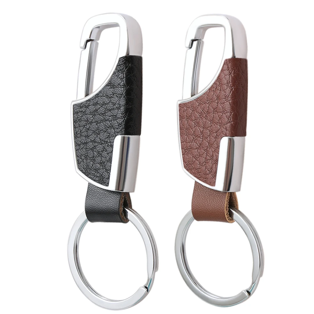 

Car Styling Leather+ Metal Alloy Car Keyring Keychain Key Chain Key Ring for Chevrolet BMW 1 3 5 6 7 Volkswagen VW ford focus