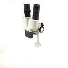 40x стерео микроскоп головка с столбом без основания и светильник