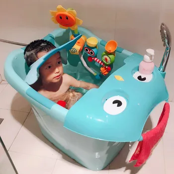 

Foldable Plastic Baby Bath Tub Bloom For Bathing