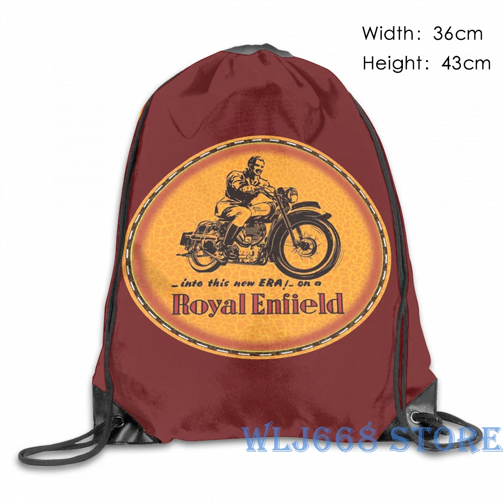 Забавные графические сумки с принтом через плечо женские Королевский Энфилд мотоциклы рюкзак на одно плечо путешествия для мужчин спортивная сумка