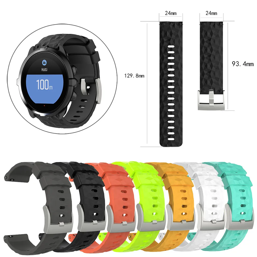 

Smartwatch Smartband Sports Breathable Silicone Bracelet Strap For Suunto Spartan Sport Wrist HR Baro Smart Watch Watches Straps