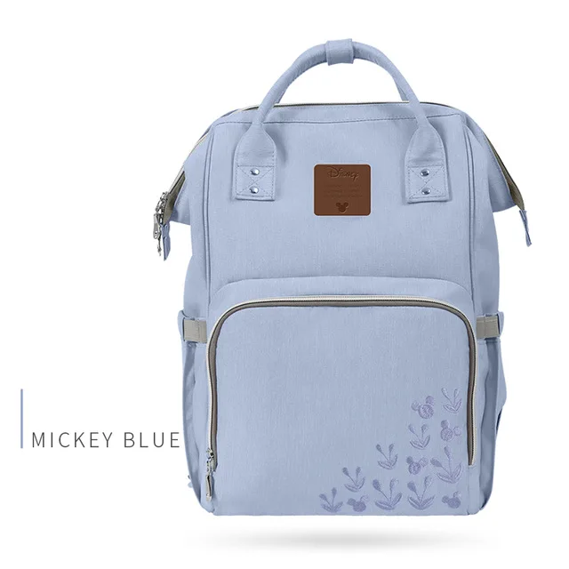 Disney Mommy сумка USB нагреватель Оксфорд коляска сумка Многофункциональный рюкзак для беременных водонепроницаемый мумия путешествия пеленки сумка детский продукт - Цвет: Photo Color