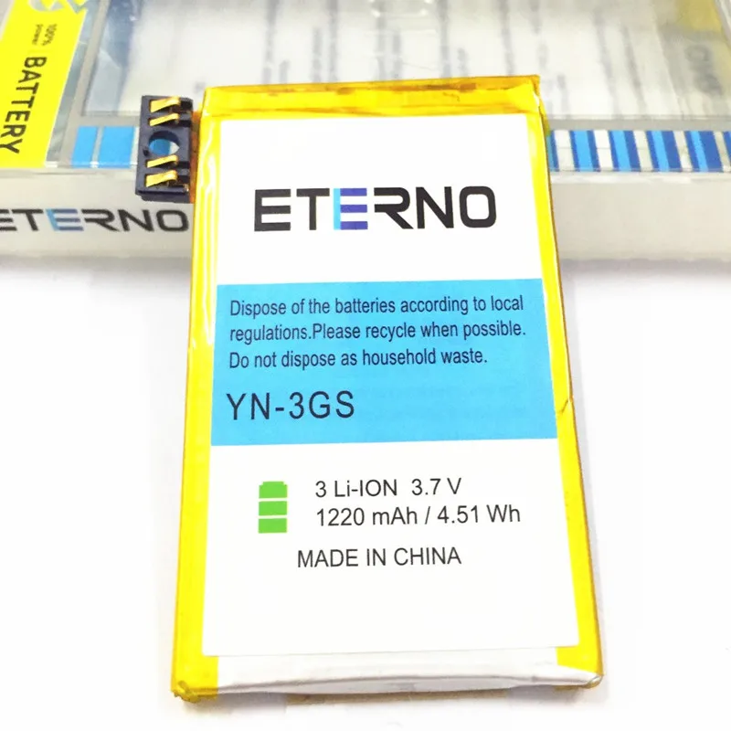 

Eterno Mobile Phone 1220mAh Replacement Battery Bateria for iPhone 3GS