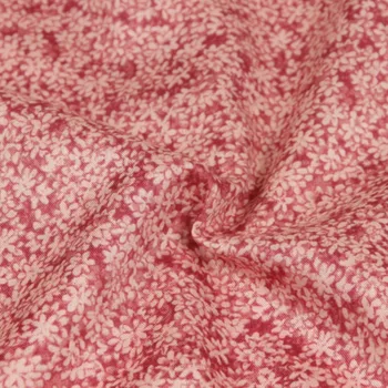 

half meter thin cotton fabric with retro little flower print soft close to skin garment dress children cloth 100% cotton B277