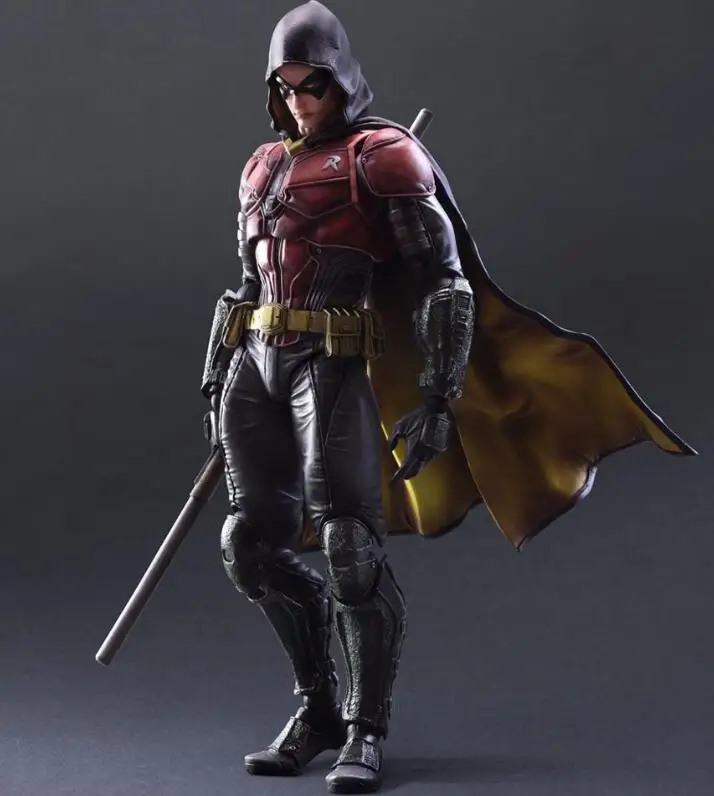 Экшен-фигурка Бэтмена Play Arts Kai Arkham Knight Robin ПВХ фигурка игрушки 250 мм аниме фильм летучая мышь человек Робин Кай-плей арт кукла PA41