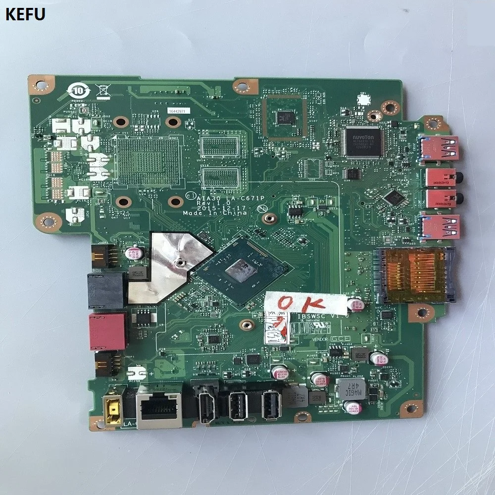 KEFU материнская плата AIA30 LA C671P REV: 1 0 для LENOVO S200Z C2000 с процессором работает в хорошем