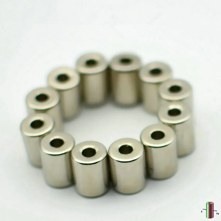 Diametrically NdFeB Magnet Ring Dia. 8x3x10 mm N42 Precision Neodymium Permanent Rare Earth | Обустройство дома