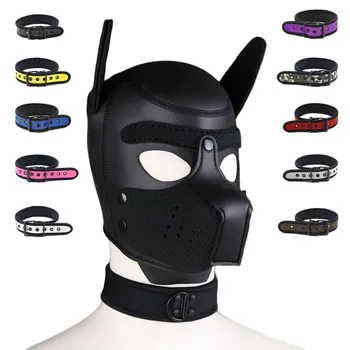 SM Games Puppy Play Collars For Adults Set BDSM Lingerie Dog Role Play Collar For Bondage Necklace Cosplay 1