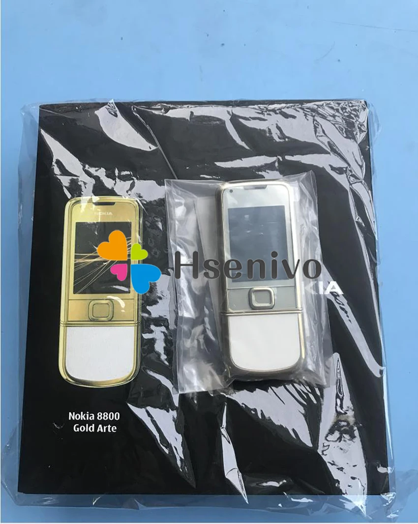 Отремонтированная DHL 100% оригинальная разблокированная Nokia 8800 Arte Gold 4G Внутренняя