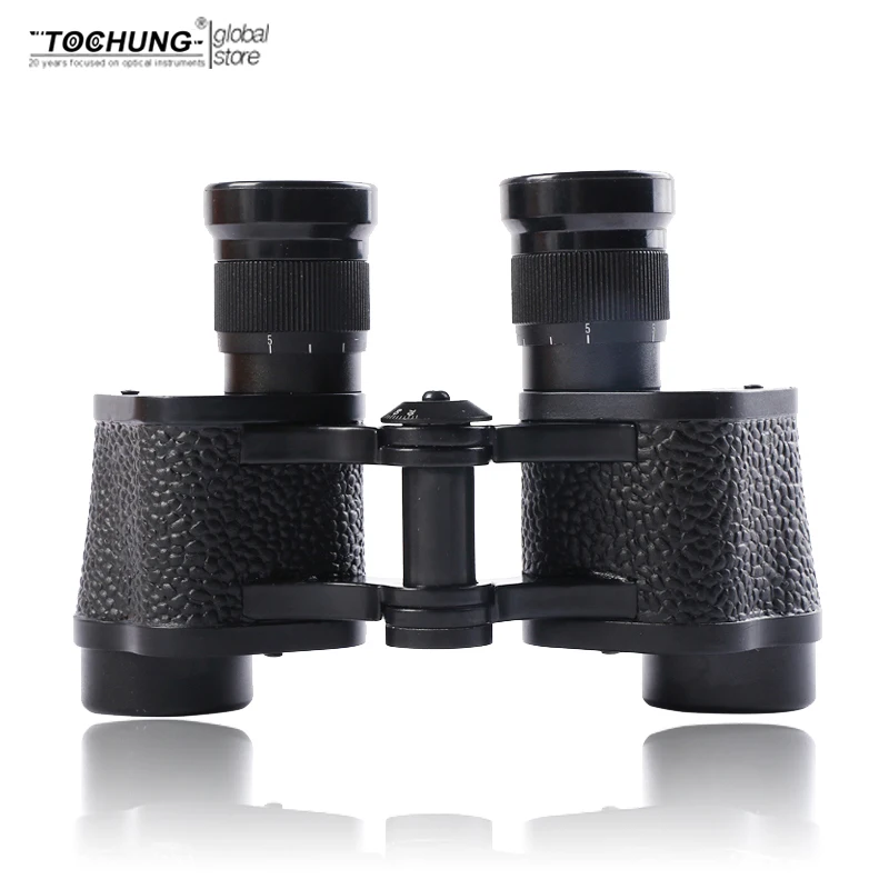 

6X24 Binoculars With Bak4 Leather Bag Portable Army Binocolo HD High Powered Teleskop Metal Telescope Nitrogen Waterpro