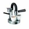 Moka pot 1-2 tazas de Cocina de Inducción, cafetera de acero inoxidable hecha a mano para uso en el hogar y la Oficina 1 unidad ► Foto 1/3